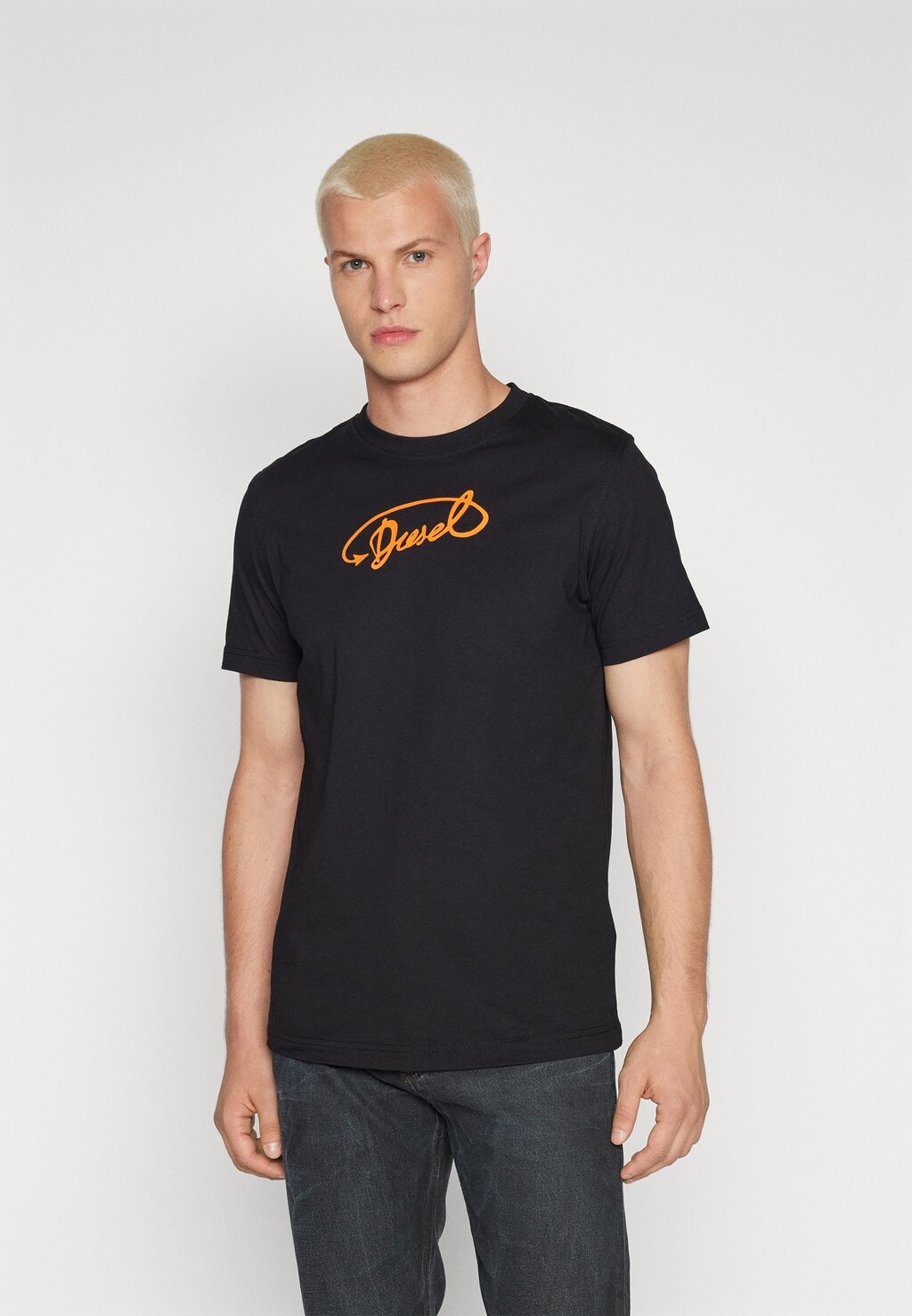 

Футболка с принтом Diegor Unisex Diesel, черный