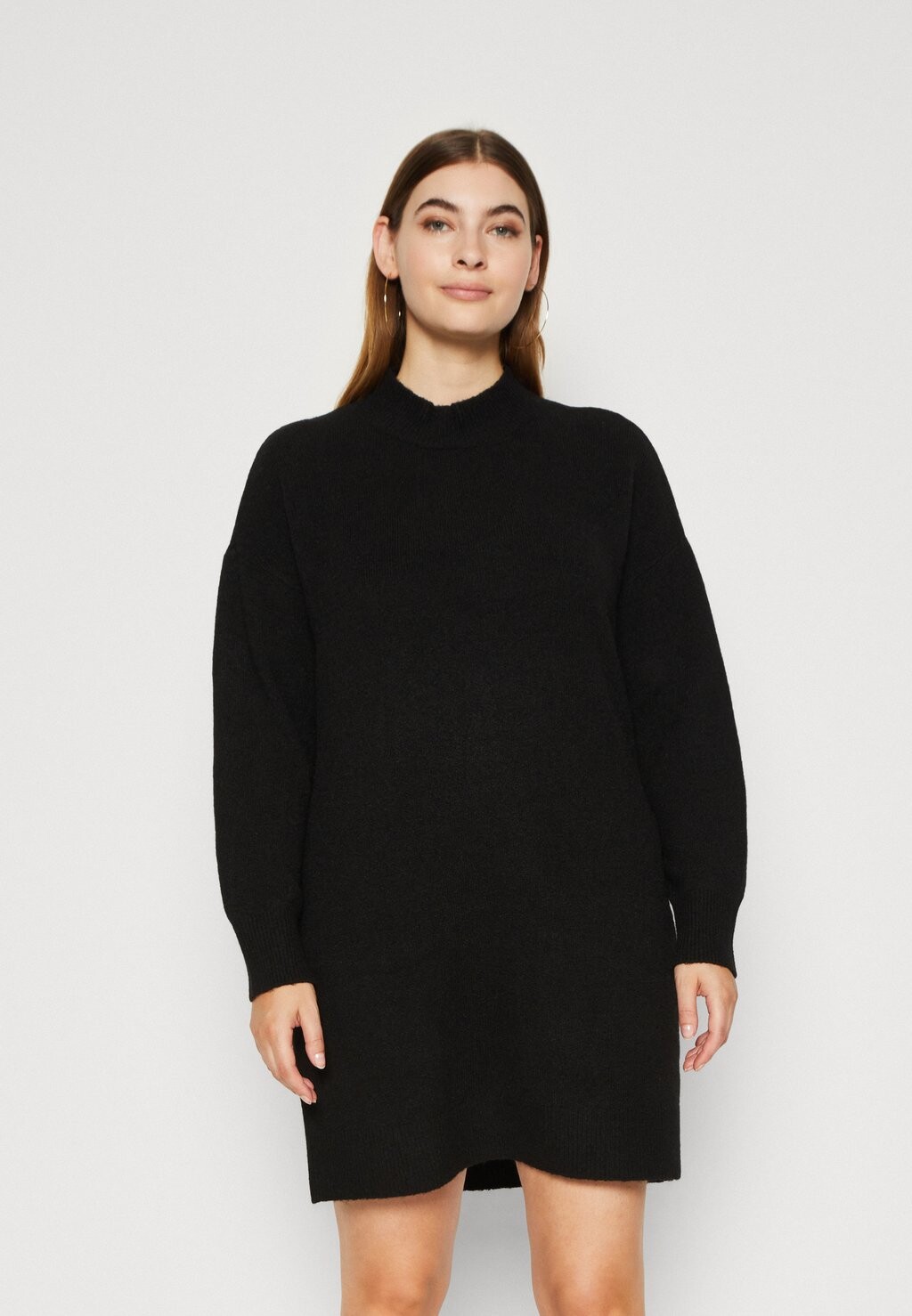 

Платье Point Noisy May Curve NMSARI HIGHNECK DRESS CURVE, черный