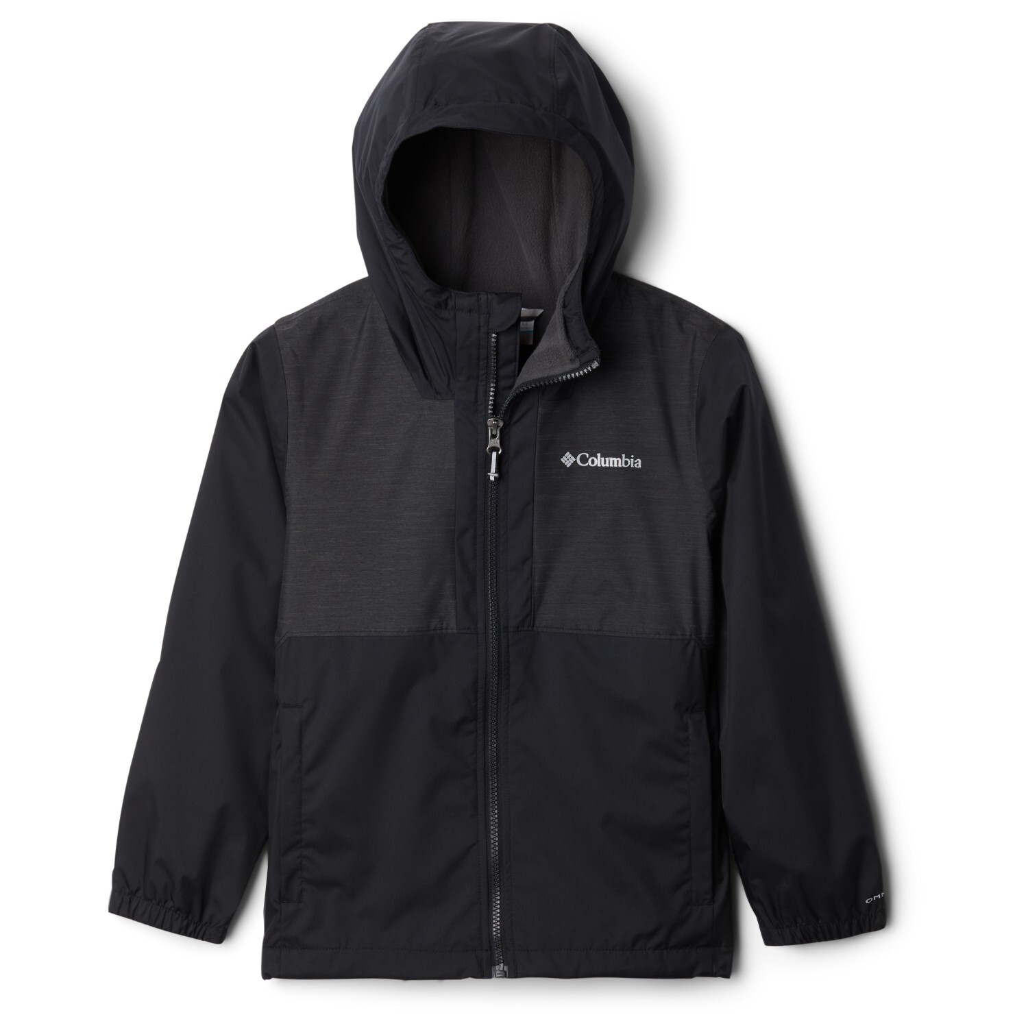

Дождевик Columbia Kid's Rainy Trails Fleece Lined, цвет Black/Black Slub