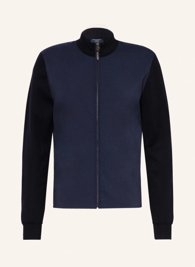 

Куртка из смеси материалов Hackett London, синий
