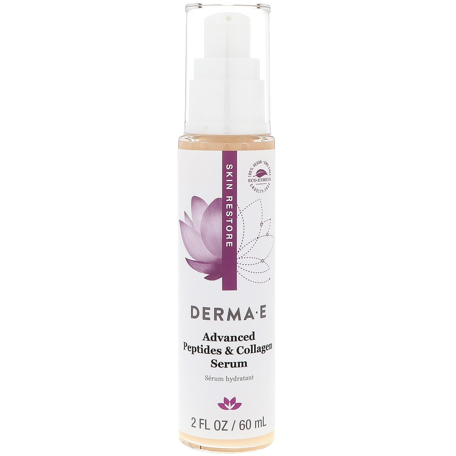 

Сыворотка Advanced Peptides & Collagen, 60 мл (2 жидких унции), DERMA E