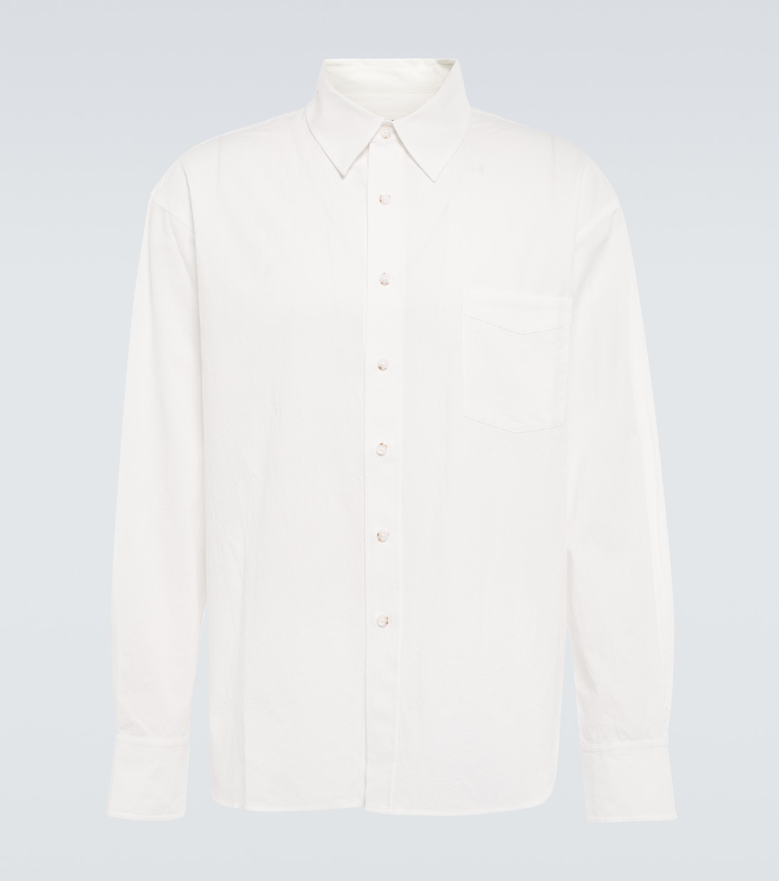 Хлопковая рубашка Commas, белый