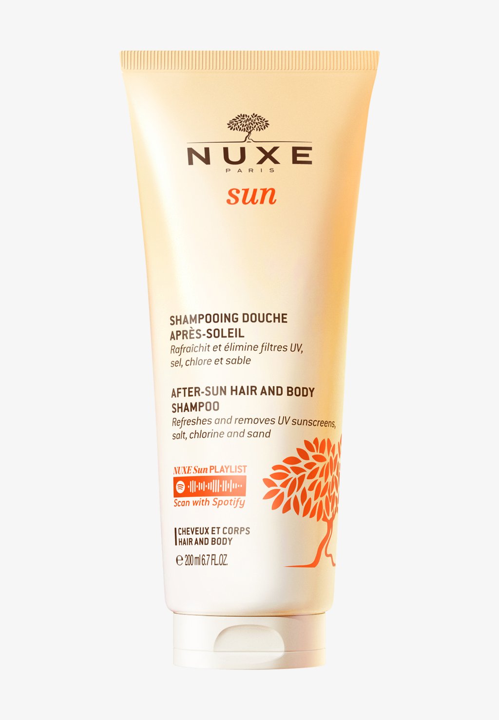 Шампунь NUXE SUN AFTER-SUN HAIR & BODY SHAMPOO officina after sun body wash 150ml