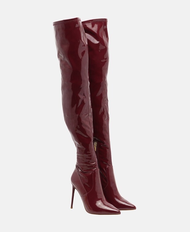 

Сапоги выше колена Steve Madden, красный