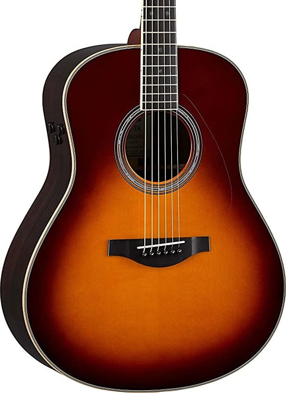 Акустическая гитара Yamaha LL-TA TransAcoustic Acoustic-Electric Guitar, Brown Sunburst w/ Hard Bag