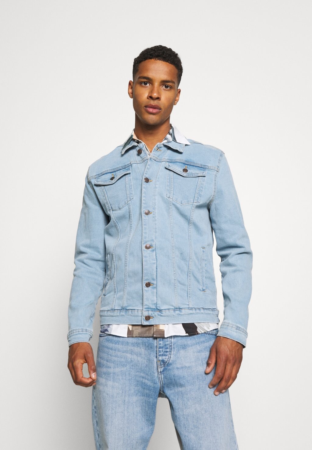 

Джинсовая куртка KASH JACKET Denim Project, небесно-голубой