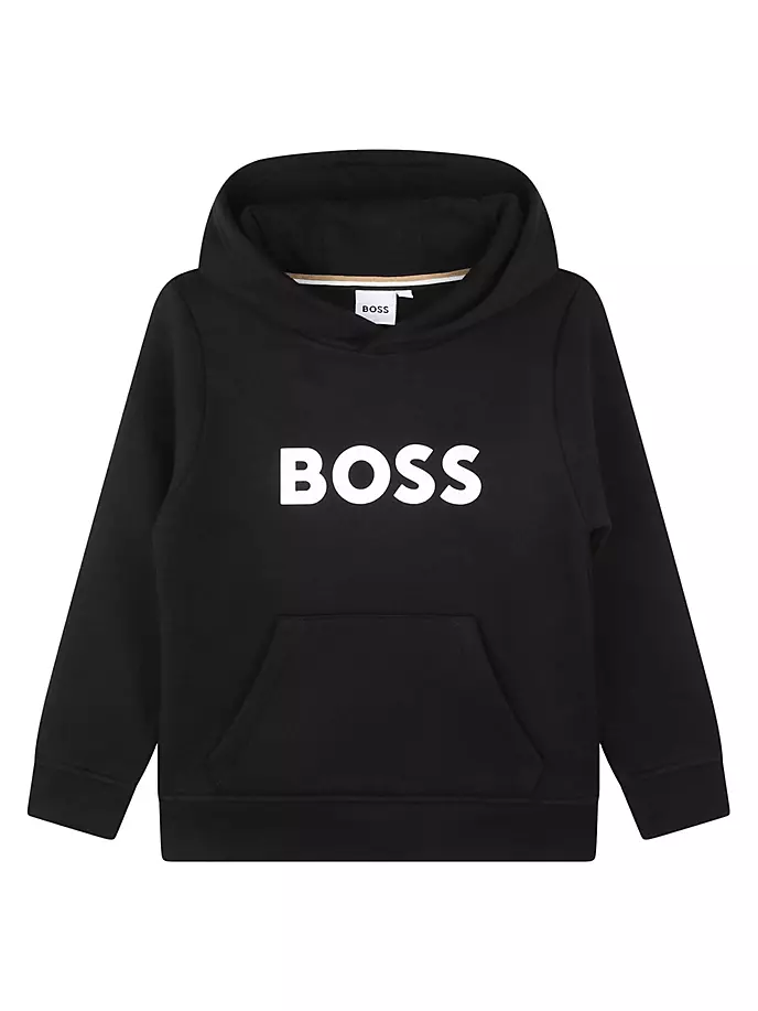 

Толстовка с логотипом Little Kid's & Kid's Boss, черный