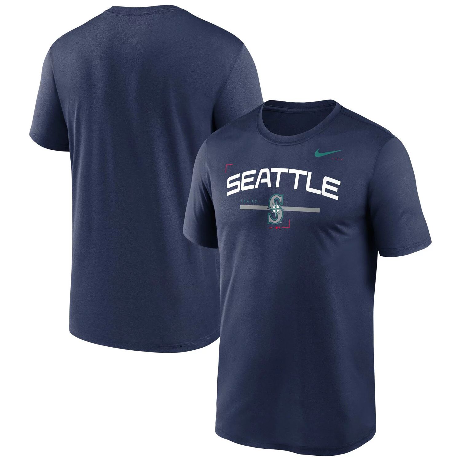 цена Мужская темно-синяя футболка Seattle Mariners Local Legend Nike