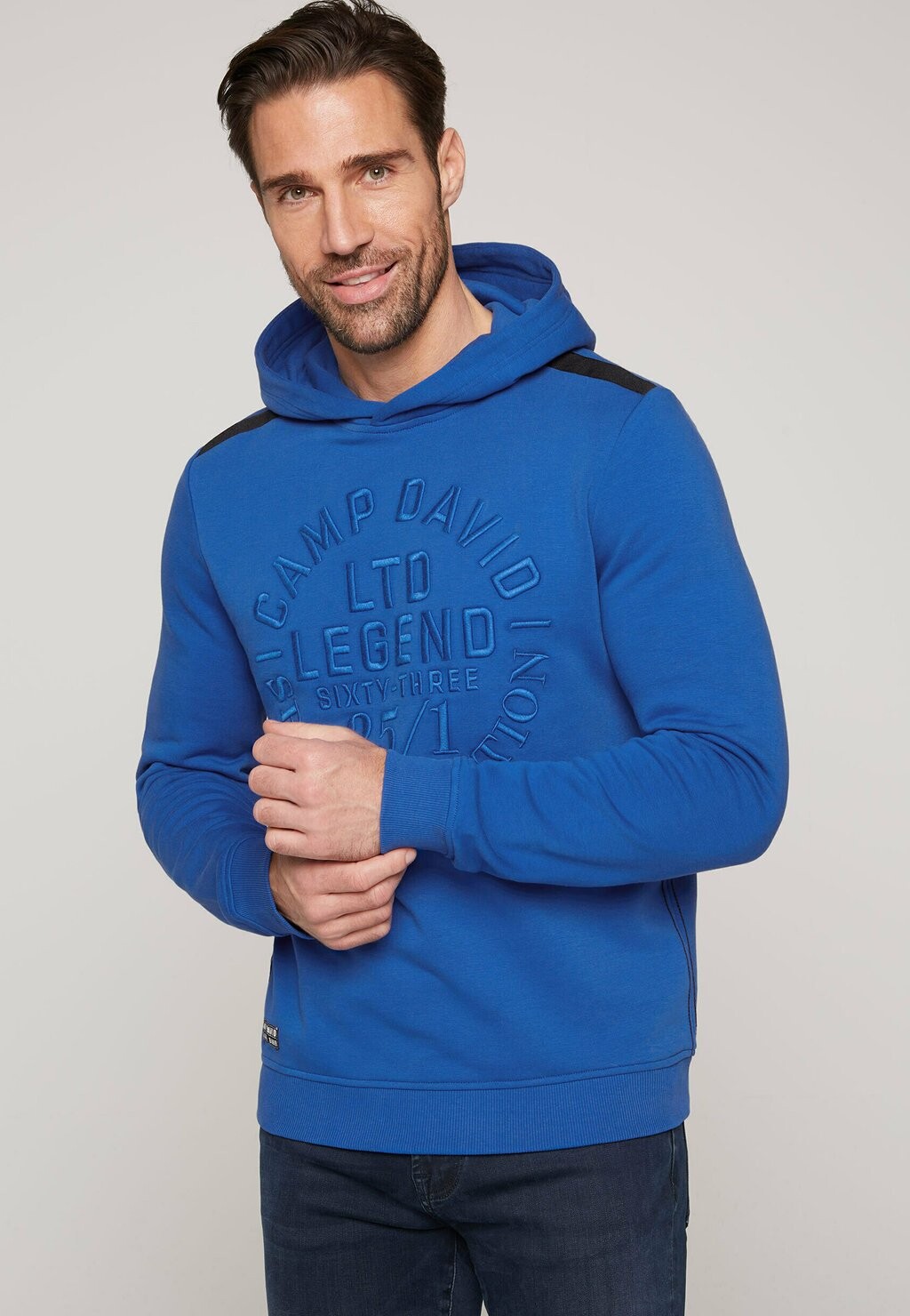

Толстовка SPECIAL MIT 3D-STICKEREIEN Camp David, цвет urban blue