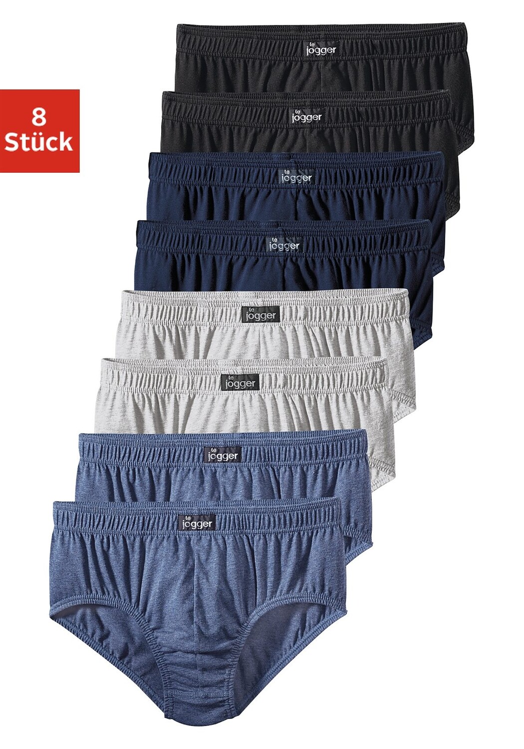 

Трусы LE JOGGER, цвет schwarz, marine, grau meliert, blau meliert
