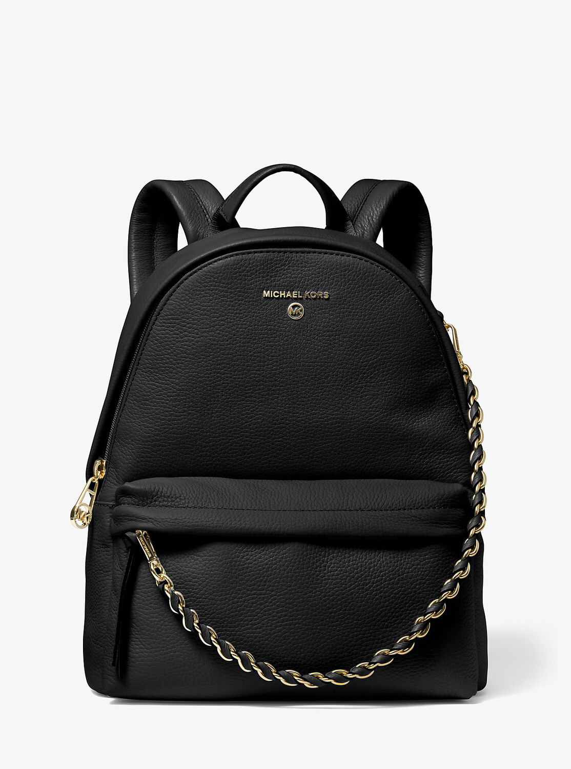 

Рюкзак Slater среднего размера из шагреневой кожи Michael Kors, черный