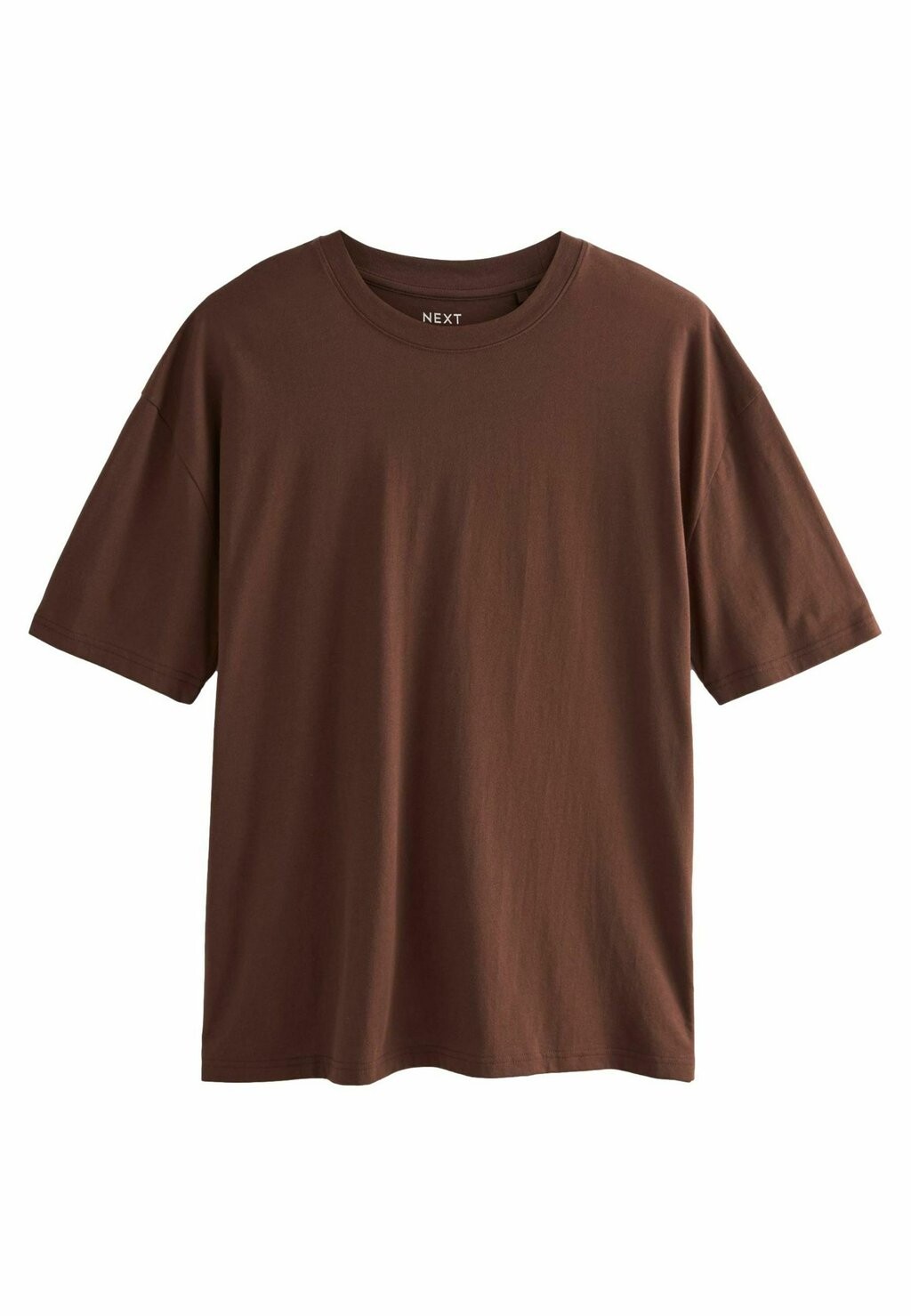 

Базовая футболка Essential Relaxed Fit Next, цвет chocolate mid brown