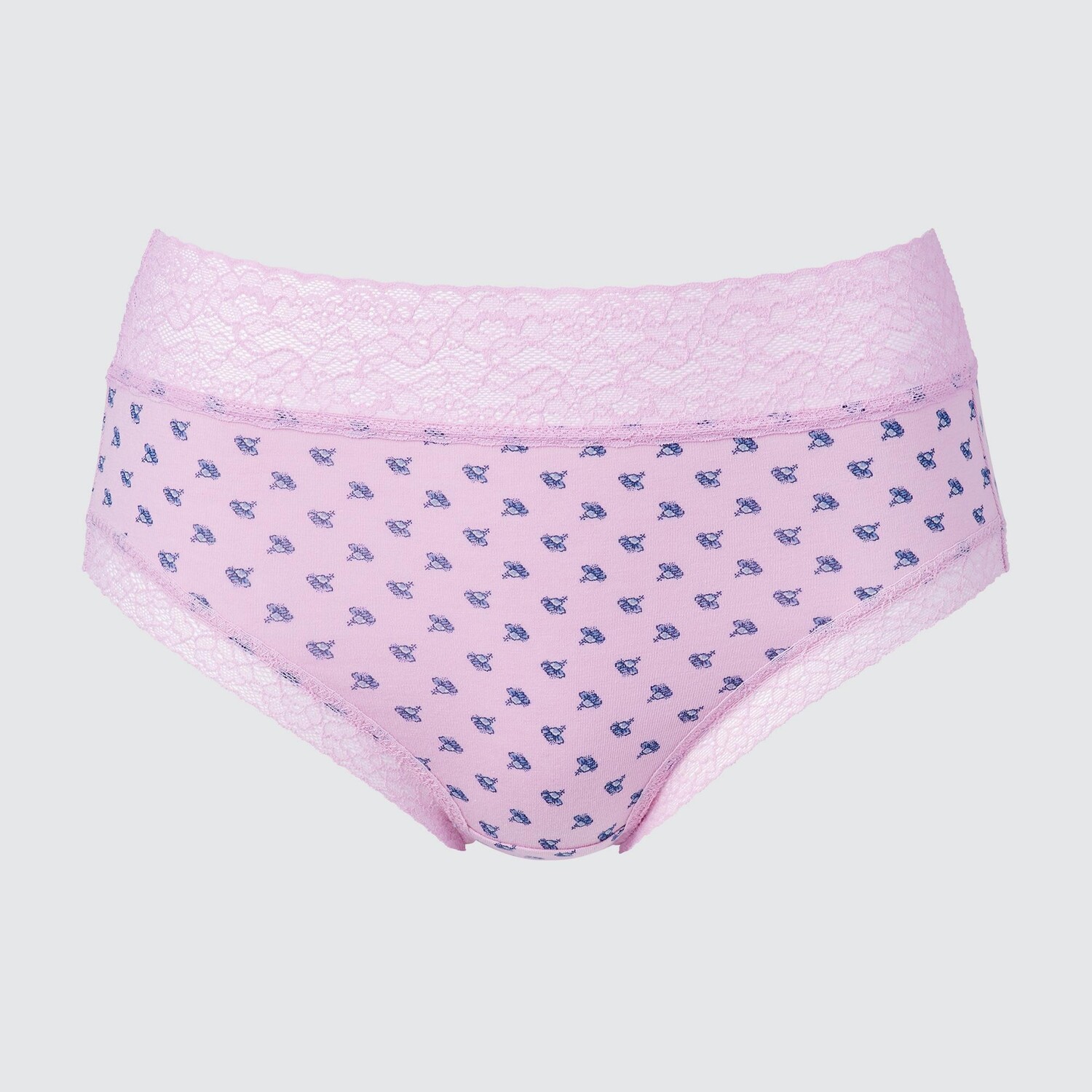 

Трусы с высокой посадкой (мини-цветок) UNIQLO, розовый