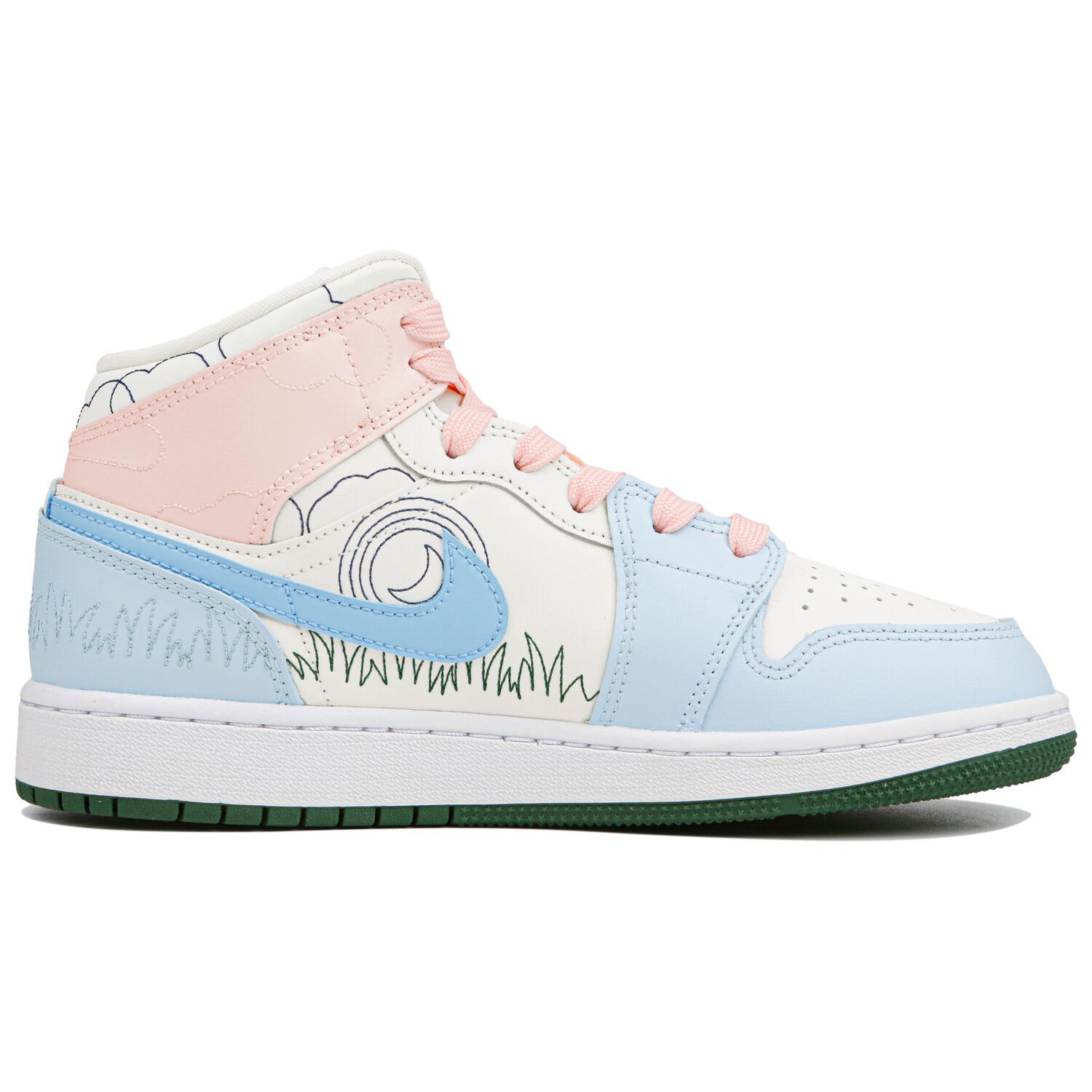 

Jordan Air Jordan 1 винтажные баскетбольные кроссовки женские, Pink