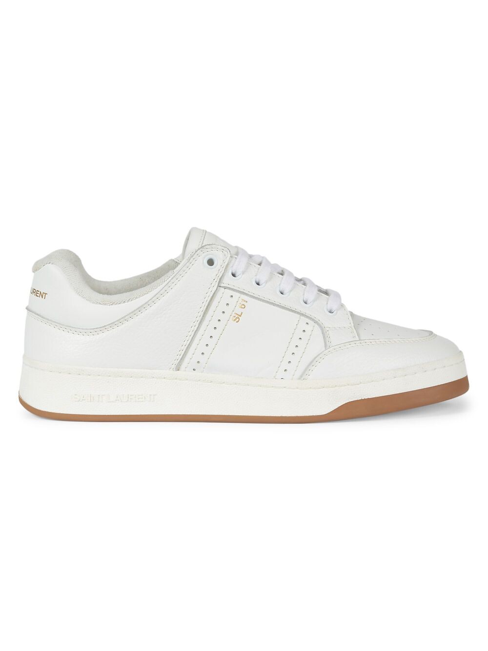 

Кожаные кроссовки SL/61 Saint Laurent, белый