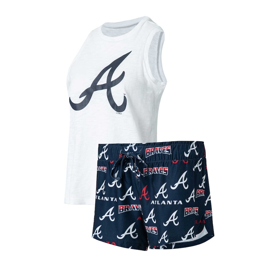 

Пижамный комплект Concepts Sport Atlanta Braves, белый