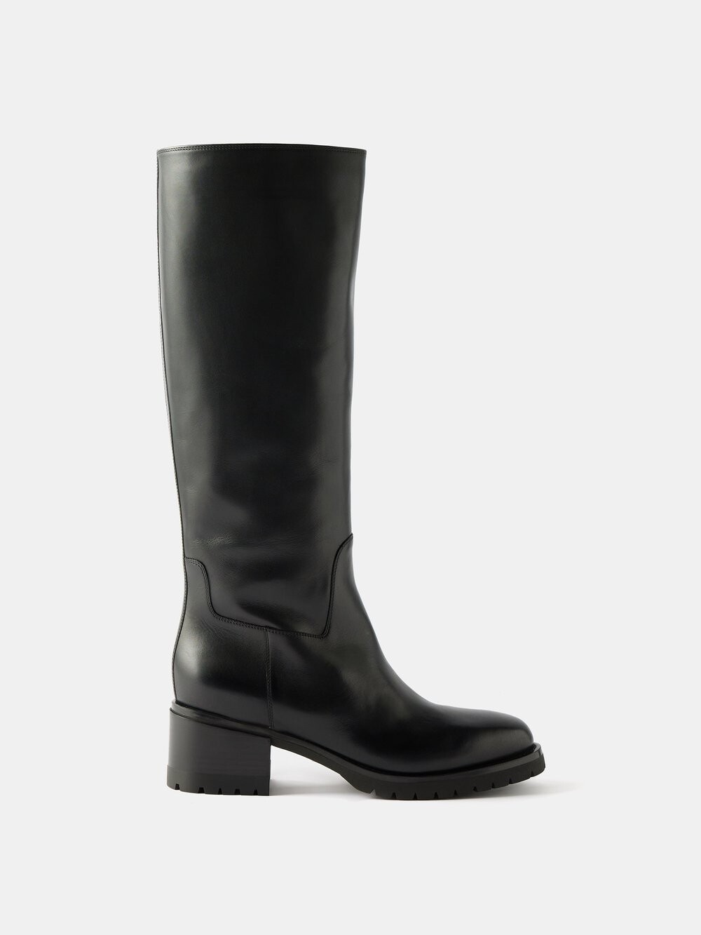 

Кожаные сапоги hagar 40 Santoni, черный