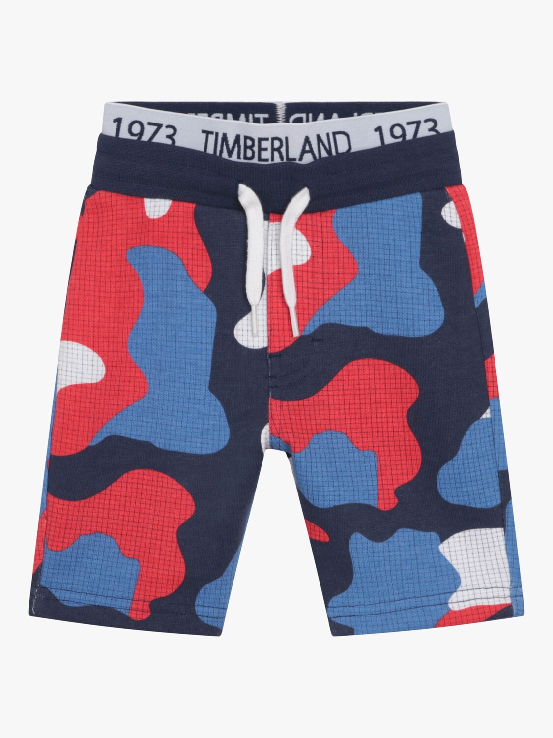 

Шорты-бермуды Timberland Baby с камуфляжным принтом, синий индиго