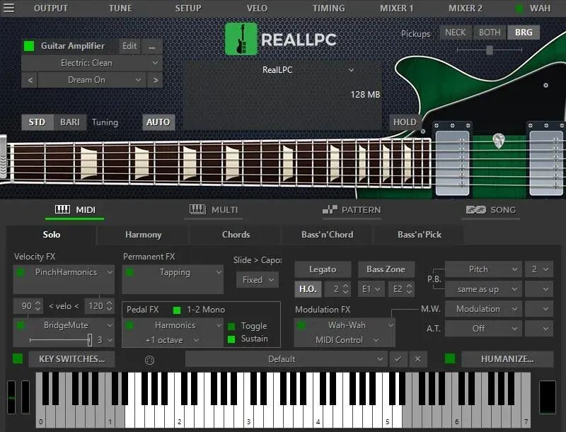 

Программный инструмент для электрогитары MusicLab RealLPC