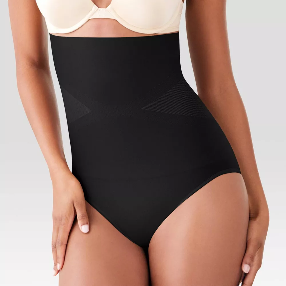 

Женские трусы с высокой талией Maidenform Self Expressions 523, цвет Black