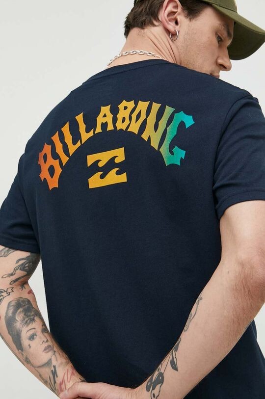 

Хлопковая футболка Billabong, темно-синий