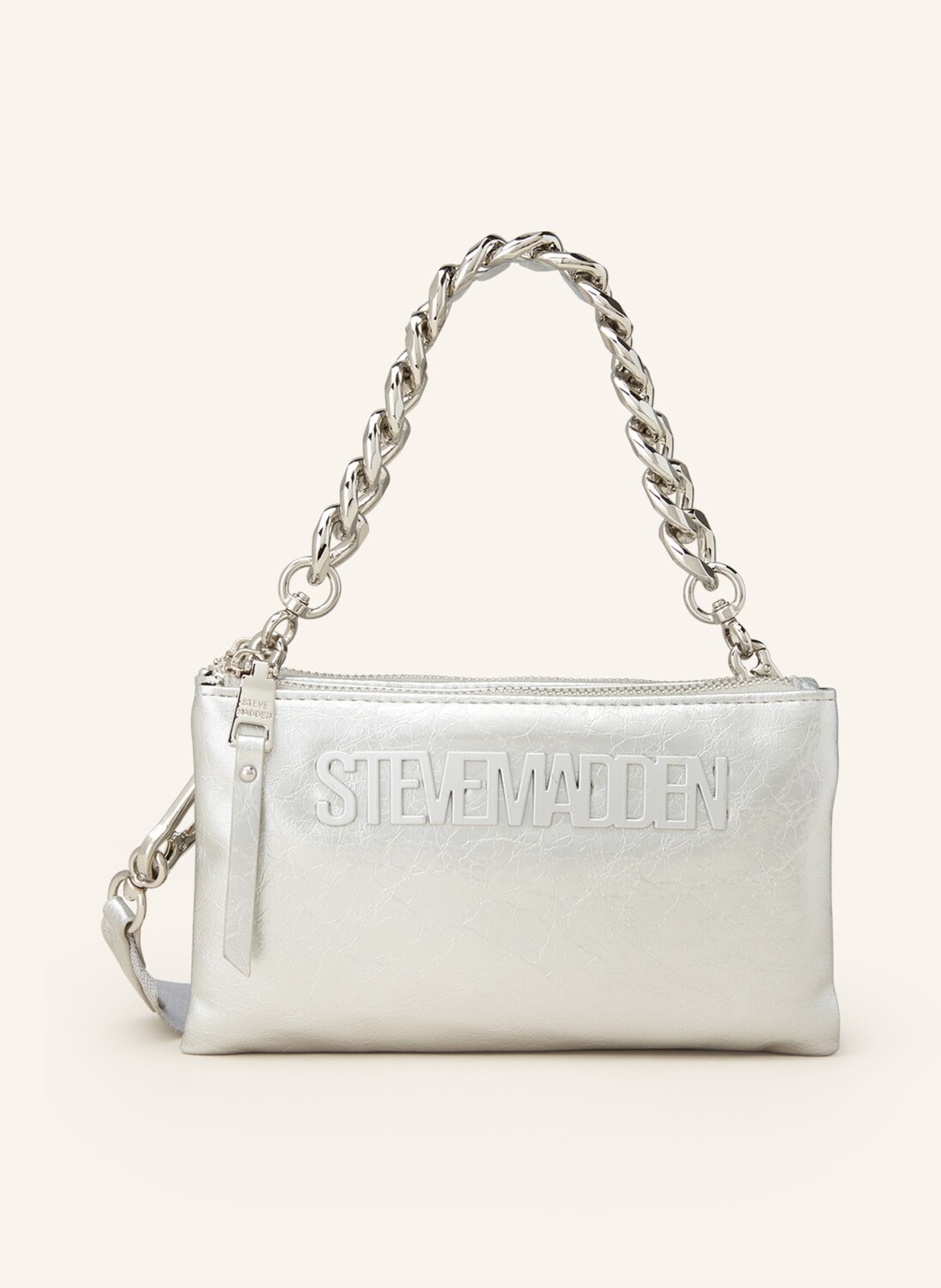 

Сумка через плечо STEVE MADDEN BNICCO, серебряный