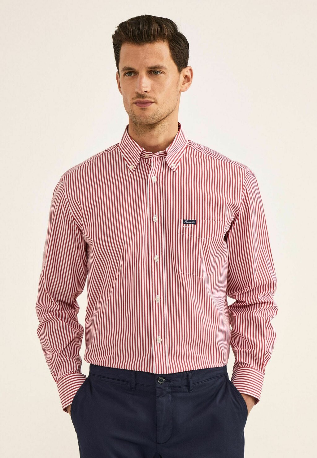 

Рубашка CLB BD BASIC BENGAL Façonnable, цвет mars red