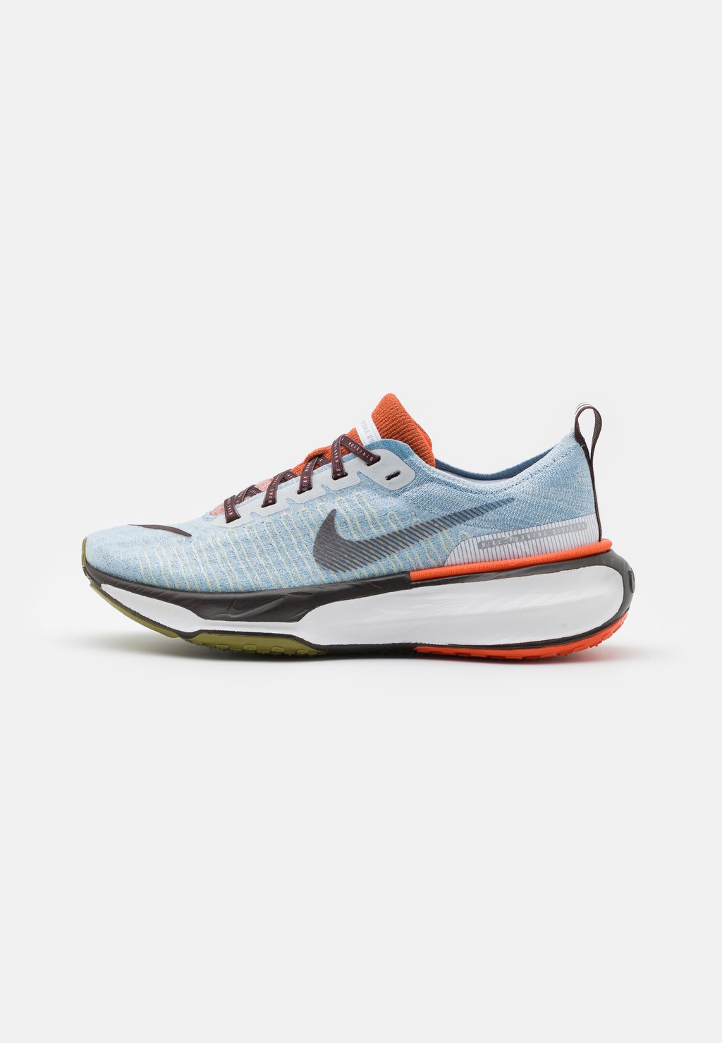 Нейтральные кроссовки ZOOMX INVINCIBLE RUN FK 3 Nike, цвет light armory blue/earth/cosmic clay/white/olive aura/pacific moss