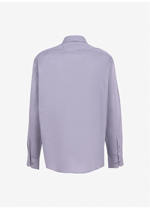 

Comfort Fit Серо-Белая мужская рубашка Beymen Business Privé