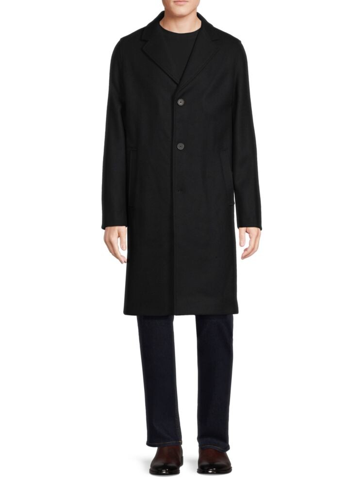 

Пальто из смесовой шерсти The Kooples, темно-синий