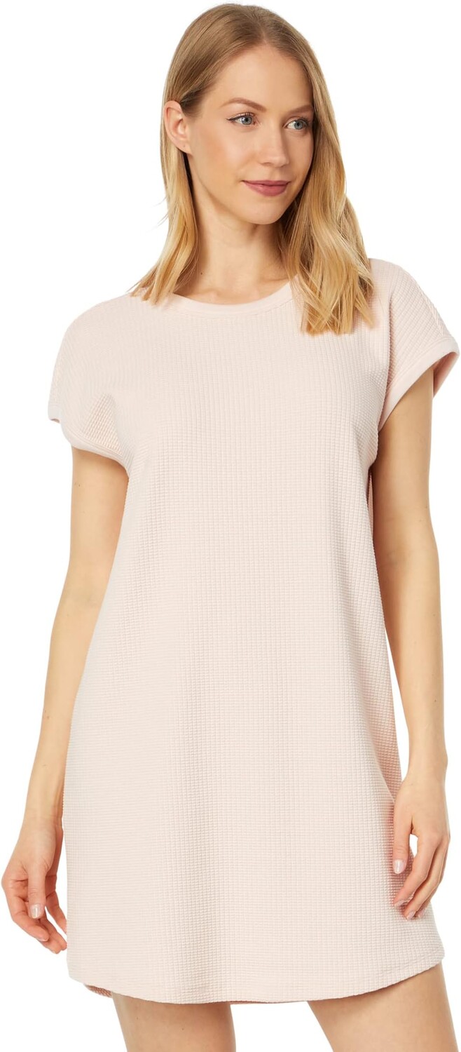 

Платье Lilla P Rib Trim Crew Neck Dress, цвет Petal