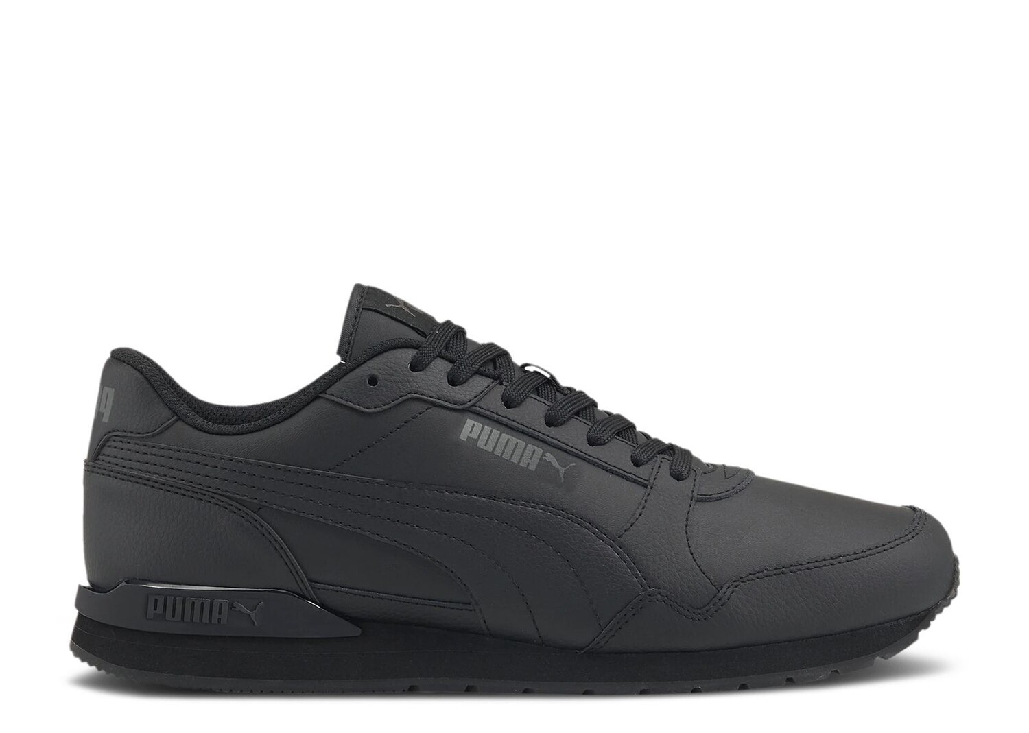 

Кроссовки Puma St Runner V3 Leather 'Triple Black', черный