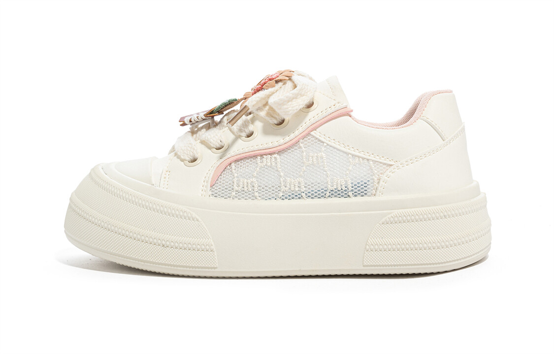 

Кроссовки Humanism 1986 Skateboarding Shoes Women's Low-top, цвет Off-white