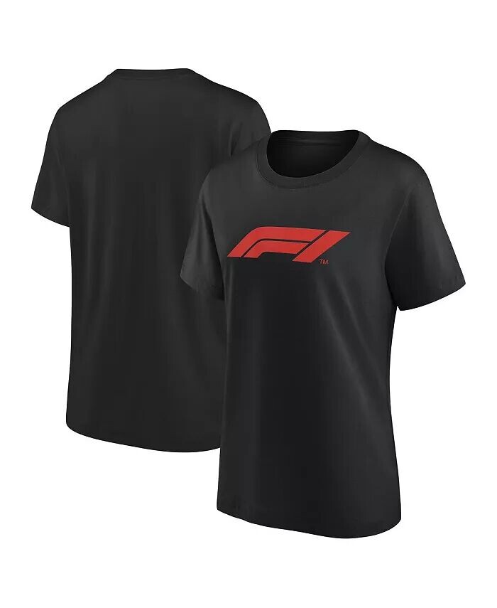 

Женская черная футболка с логотипом Formula 1 Merchandise Primary Fanatics, черный