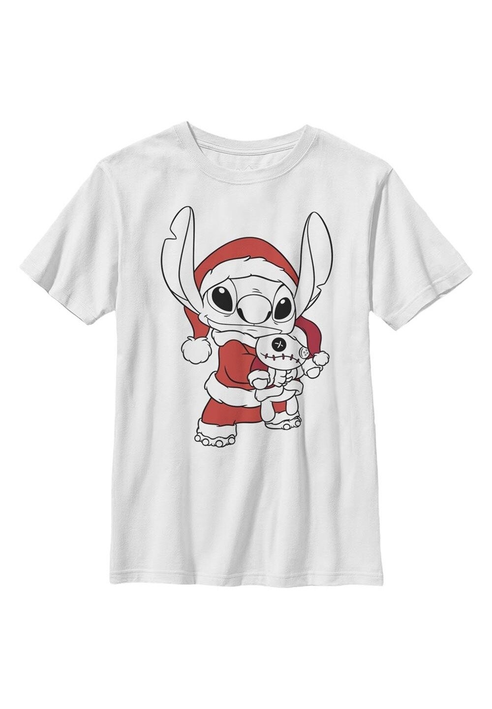 

Футболка с принтом Lilo & Stitch Stitch Holiday Fill Disney, белый