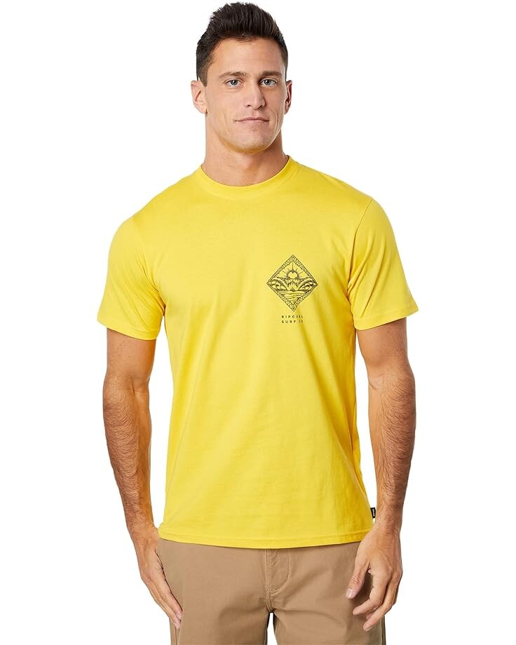 

Футболка Rip Curl Reflection Short Sleeve Tee, цвет Retro Yellow