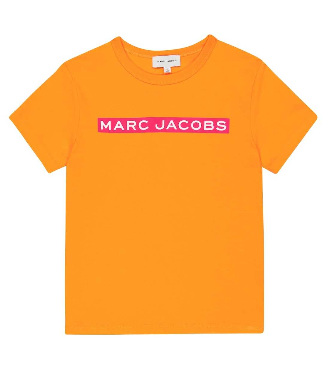 

Футболка из хлопкового джерси с логотипом Marc Jacobs, оранжевый