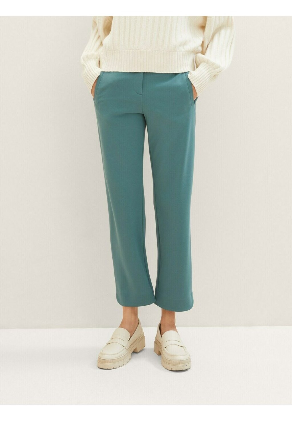 

Брюки TOM TAILOR, цвет sea pine green
