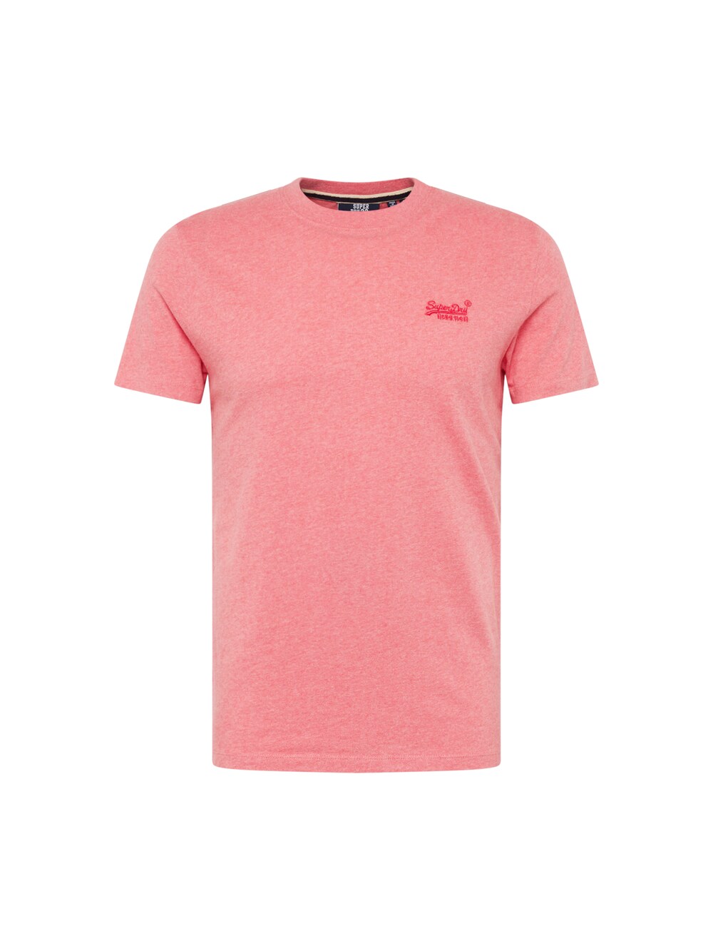 Зауженная футболка Superdry, темно-розовый/пестрый розовый