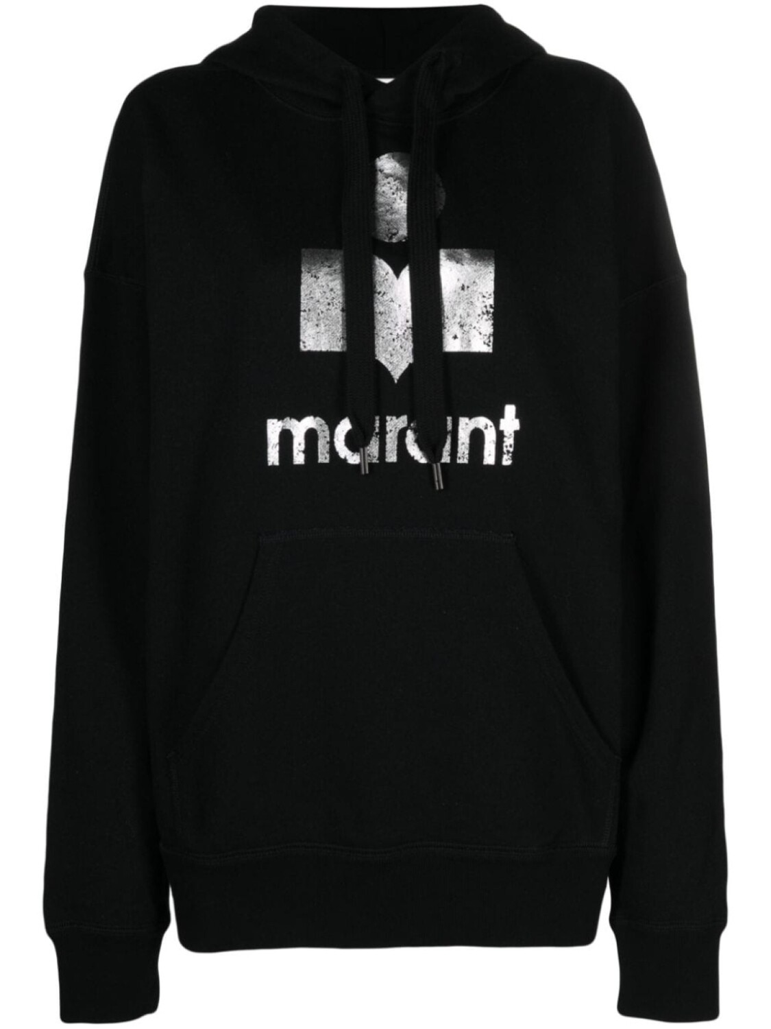 

Marant Étoile толстовка из органического хлопка с логотипом, черный