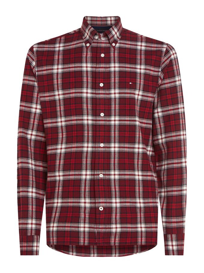 

Рубашка с длинными рукавами, стандартный крой Tommy Hilfiger, красный