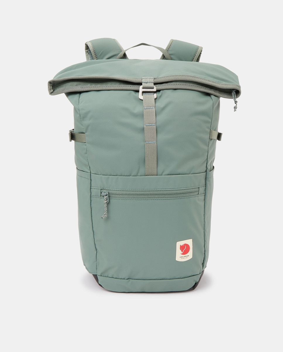 

Рюкзак High Coast Foldsack 24 из переработанного нейлона цвета морской волны с клапаном Fjällräven