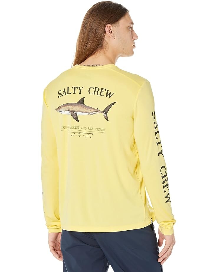 

Рубашка Salty Crew Bruce Long Sleeve Sunshirt, желтый