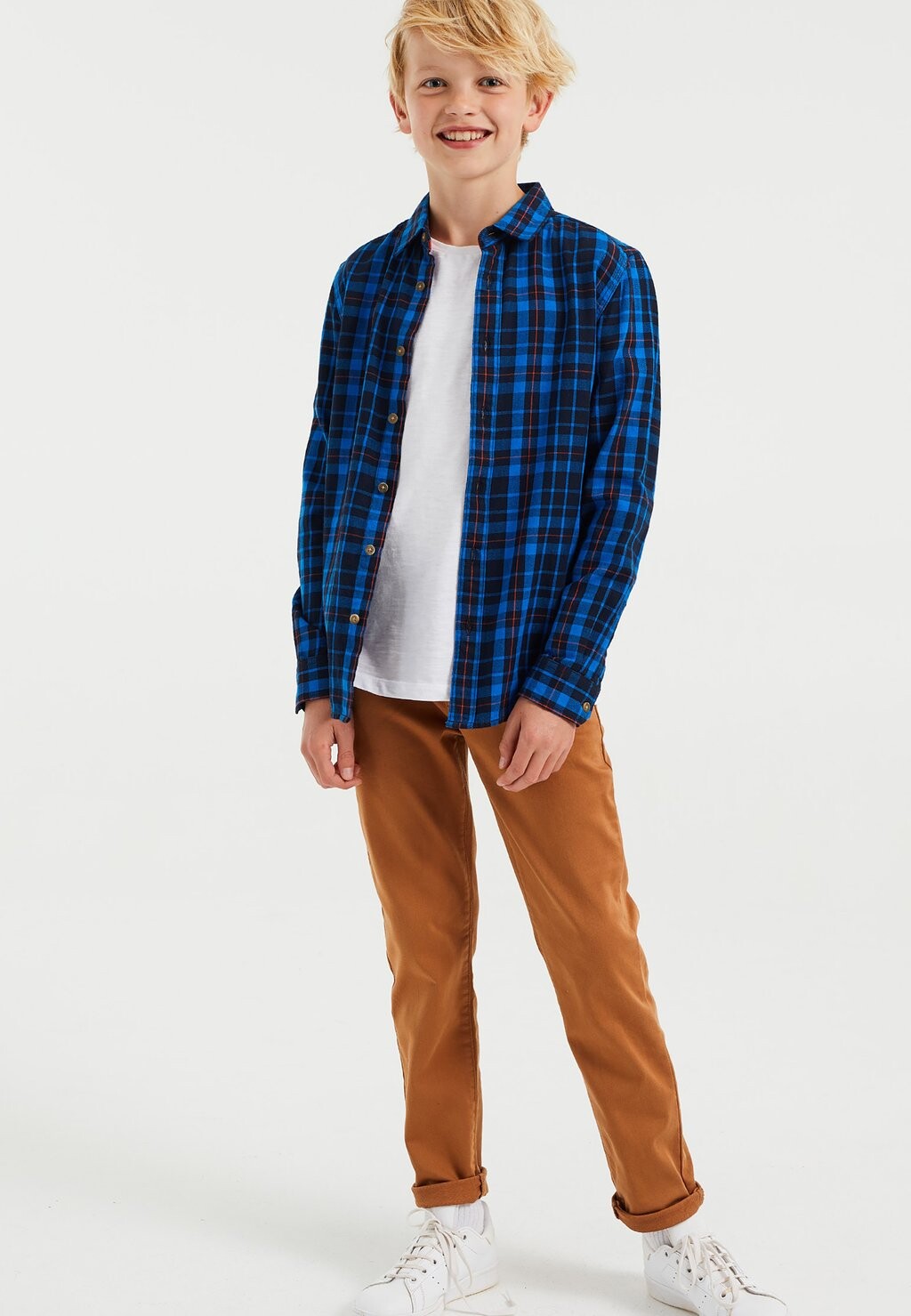 

Чиносы SLIM FIT WE Fashion, цвет cinnamon brown