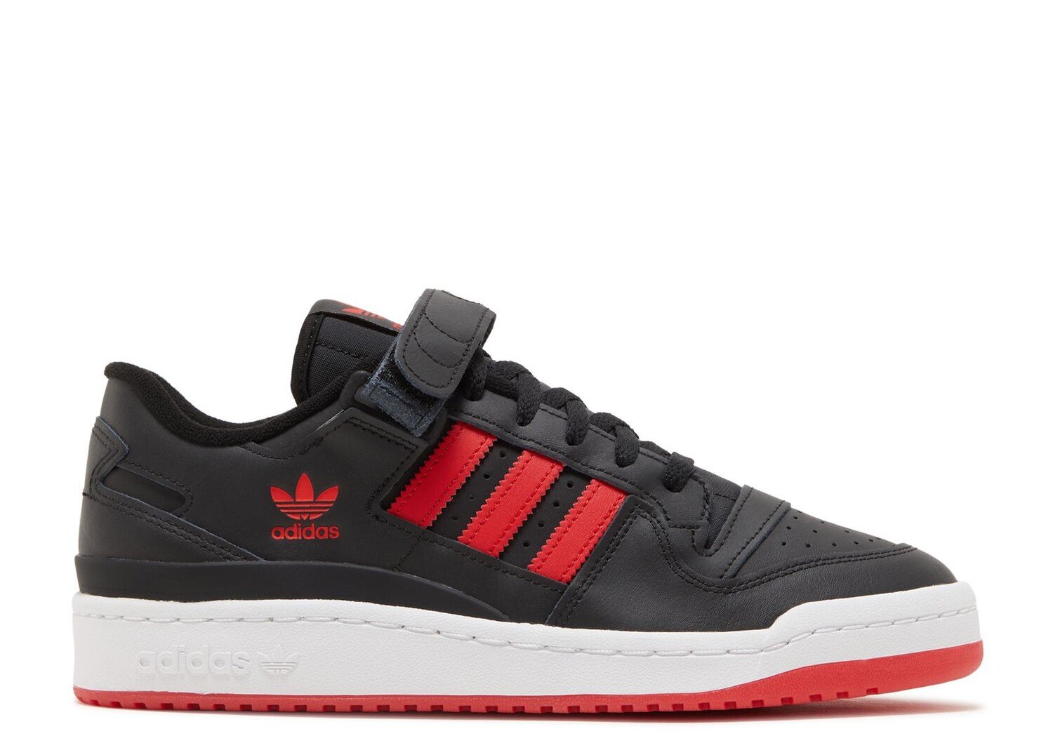 

Кроссовки adidas Forum Low 'Black Vivid Red', черный, Черный;серый