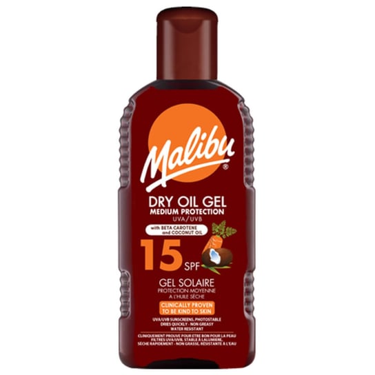 Сухой масляный гель SPF15, 200мл Malibu, Dry Oil Gel malibu