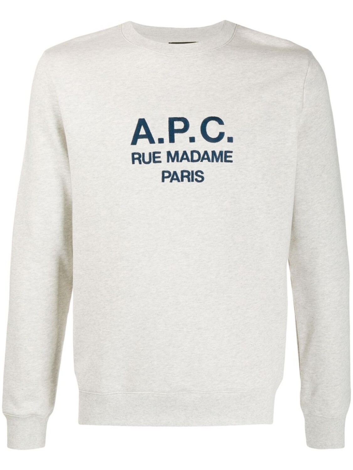 

A.P.C. толстовка с вышитым логотипом, нейтральный цвет