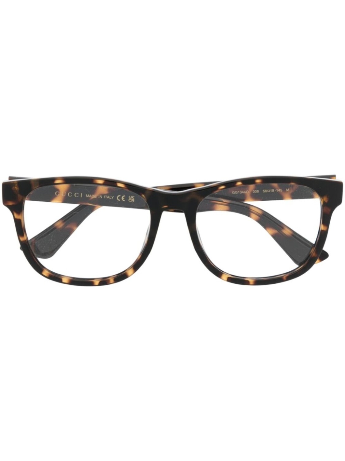 

Gucci Eyewear очки в квадратной оправе черепаховой расцветки, коричневый