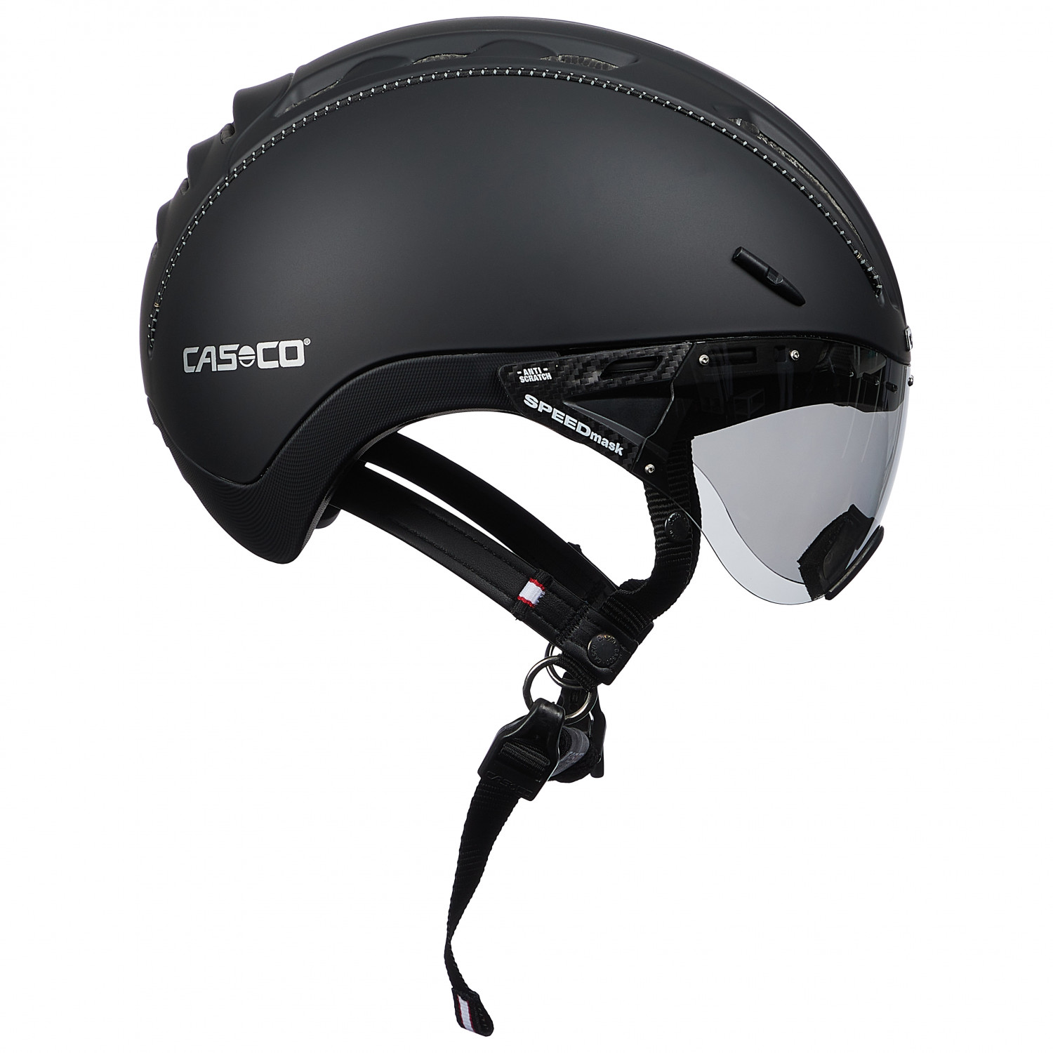 Велосипедный шлем Casco Roadster Plus, цвет Black Matt