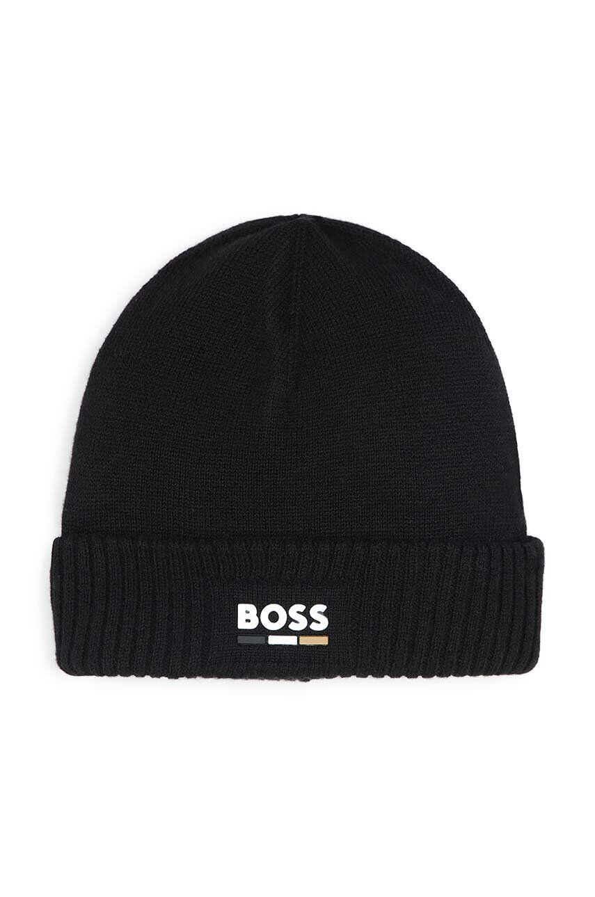

Детская шапочка BOSS с добавлением шерсти, черный